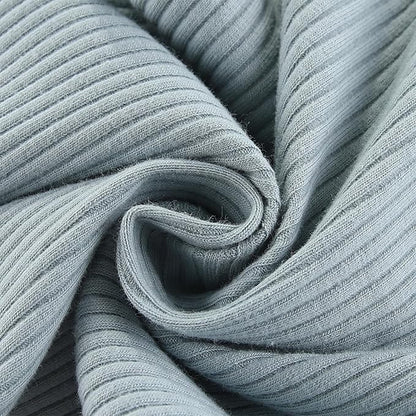 Baby Boy Girl Romper 2 Pack Long Sleeve Button Jumpsuit Cotton Unisex Infant Baby Clothes for 0-24 Months