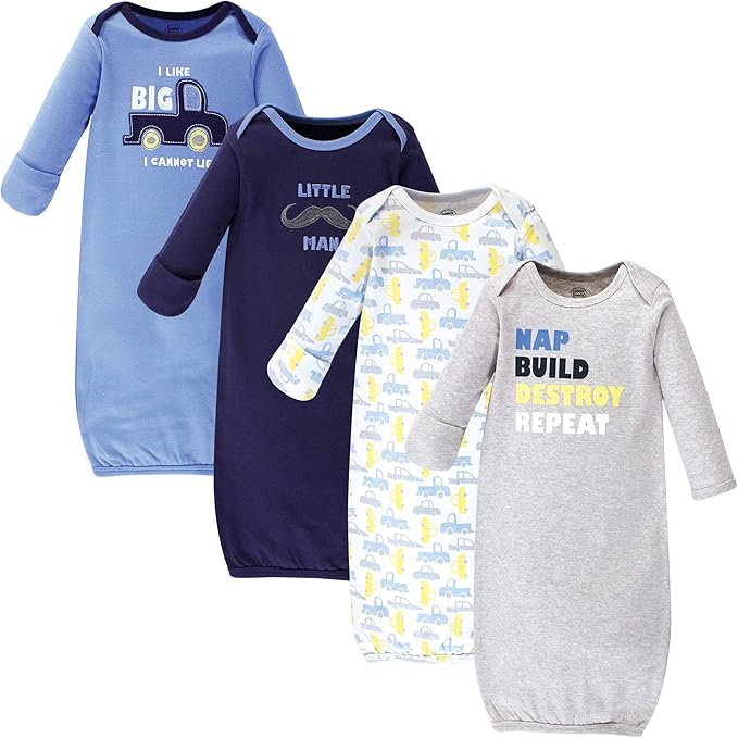 Luvable Friends unisex-baby Cotton Gowns