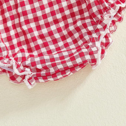 Mubineo Baby Girl Summer Clothes Cute Ruffle Tops Dress Shorts Outfits Set Infant Toddler Shrit Bloomers Princess Outfit