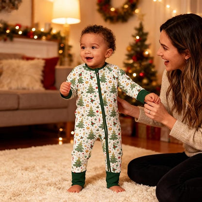 Weiwei Pajamas for Baby Boys & Girls Footies, Viscose from Bamboo Baby Romper, Baby Sleepers, 2-Way Zippy PJs, YKK