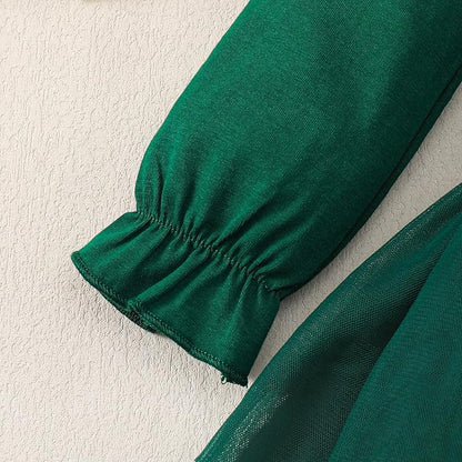 Magic Park 0-18M Infant Bodysuit Tutu Dress Baby Girl Romper Dress Toddler Solid Color Tulle Skirt Baptism Holidays Outfits