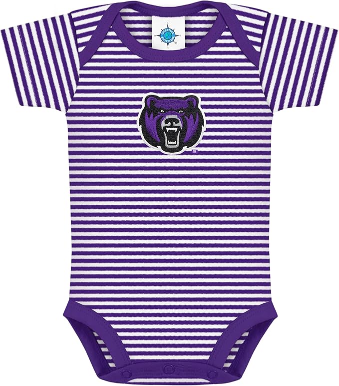 Creative Knitwear College Baby NCAA Infant Striped Bodysuit