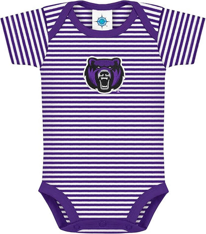 Creative Knitwear College Baby NCAA Infant Striped Bodysuit