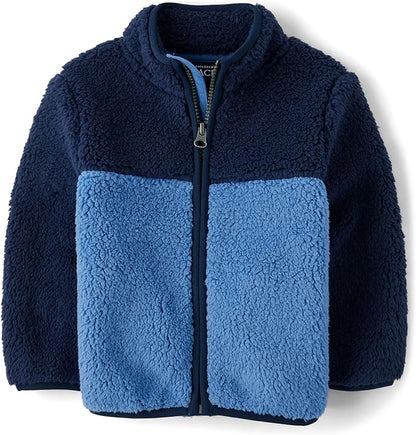 The Children's Place Baby Boys And Toddler Cozy Fuzzy Sherpa JacketJacket