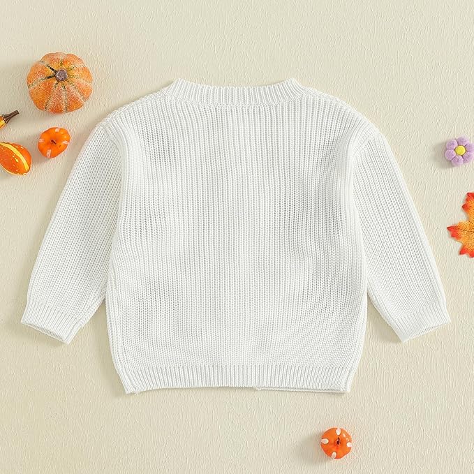 Baby Girl Cardigan Sweater Long Sleeve Button Up Knit Sweatshirt Jacket Toddler Baby Girl Fall Outfits