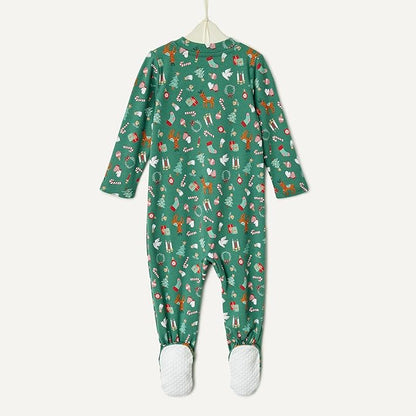 Amazon Essentials x Sofia Grainge Unisex Babies' Cotton Footed Sleep and Play Bodysuit, Pack of 2