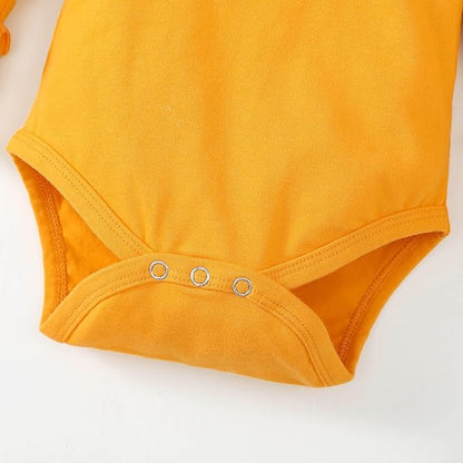 Baby Girl Solid Color Romper Infant Ruffle Sleeve Bodysuit One Piece Outfit Toddler Jumpsuit clothes