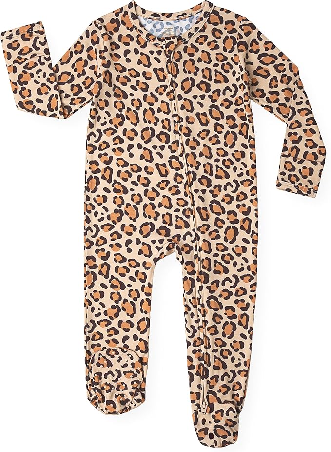 Baby Footie Romper Pajamas Unisex Newborn Infant Pjs Soft Rompers Viscose from Bamboo Sleepwear