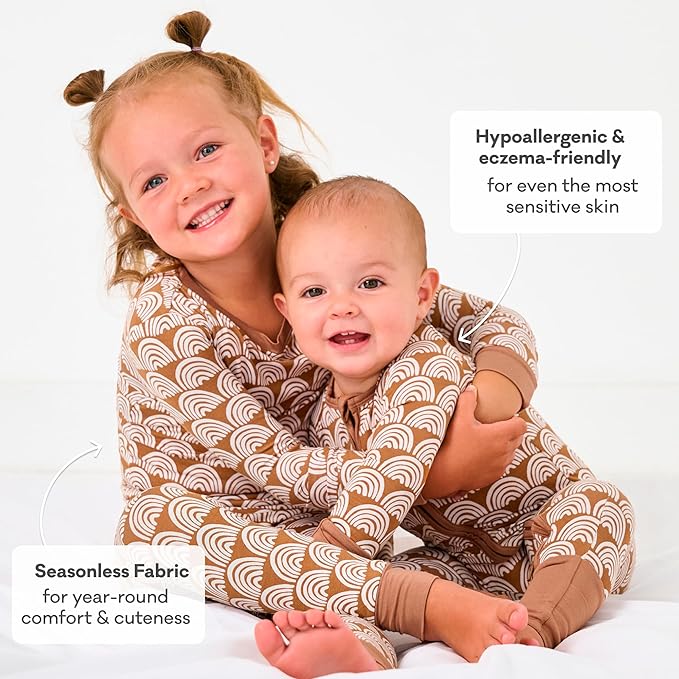 Little Sleepies Pajamas for Baby Boys & Girls, Viscose from Bamboo Baby Pajamas, Preemie & Newborn Sleepers, 2-Way Zipper PJs