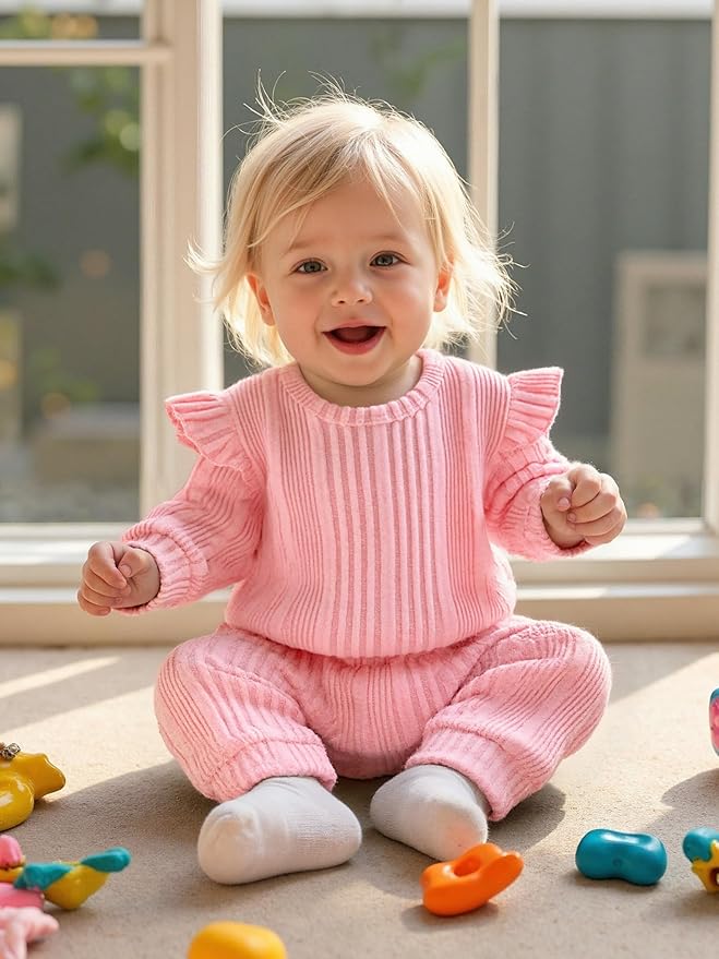 Aalizzwell Infant Baby Girl Fall Winter Outfit