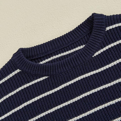 Mommy and Me Sweater Matching Family Outfit Long Sleeve Knit Sweater Pullover Mom and Baby Clothes