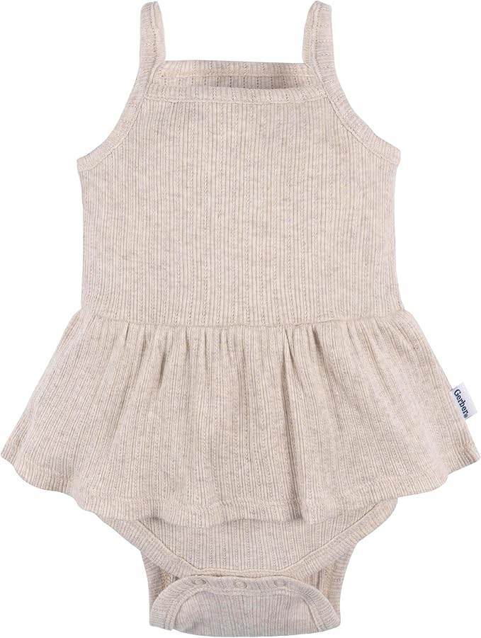 Gerber Baby Girls Multi-Pack Sleeveless Onesies Bodysuit
