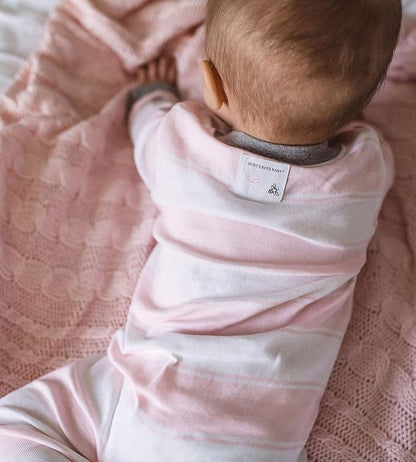 Burt's Bees Baby Girls' Organic Cotton Sleep and Play Footed Pajamas