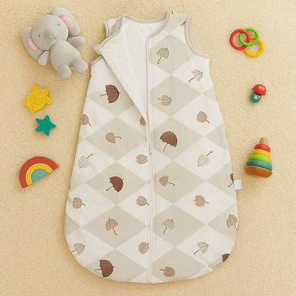 YOHKOH Baby Wearable Blanket, 100% Cotton SleepSack, Swaddle Transition Sleeping Bag, 1.5 TOG