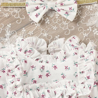 GRNSHTS Newborn Baby Girl Clothes Ruffle Rompers Toddler Fall Outfits for Girls Set Little Girl Fall Winter Clothing