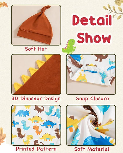 Baby Boy Swimsuit UPF 50+ Sun Protection Rash Guard Swimwear Zipper One Piece Toddler Boy Bathing Suit With Hat