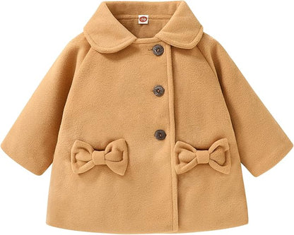 Baby Coats Fall Winter Kid Baby Girl Cloak Button Jacket Clothes Baby Outwear Clothes