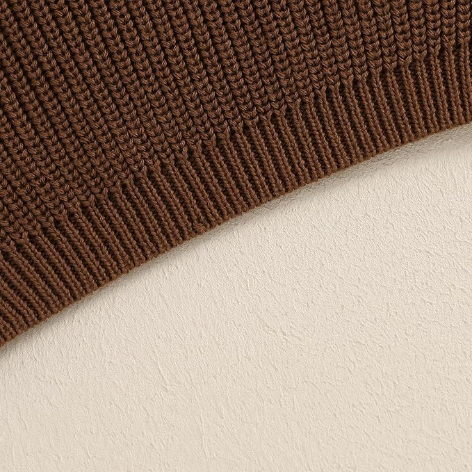 Newborn Baby Boy Girl Knit Sweater Long Sleeve Solid Winter Warm Sweatshirt Top Outfit Infant Toddler Fall Clothes