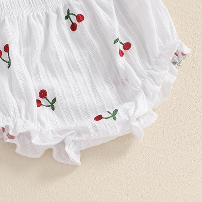 Mubineo Baby Girl Summer Clothes Cute Ruffle Tops Dress Shorts Outfits Set Infant Toddler Shrit Bloomers Princess Outfit