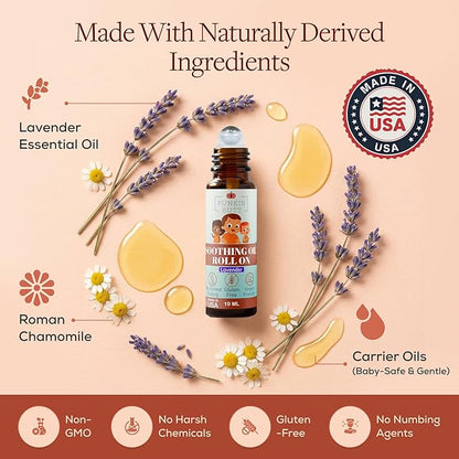 Punkin Butt Lavender Teething & Soothing Oil Roller | Natural Topical Calming Relief