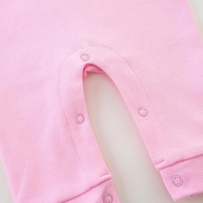 Unisex Baby Onesie, Long Sleeve 100% Cotton Baby Clothes, Baby Footless Jumpsuit