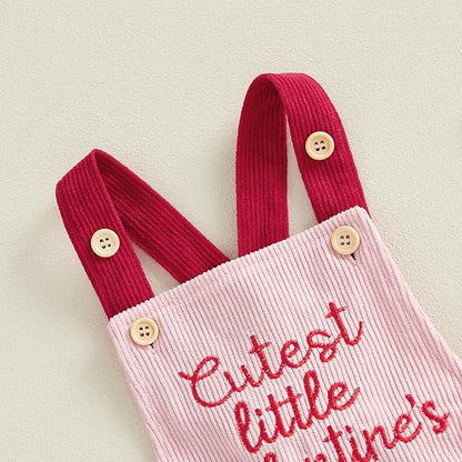 Valentines Day Infant Baby Girls Romper Outfit Newborn 3 6 12 18 Months Girl Jumpsuit Overall Spring Clothes