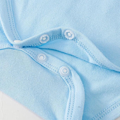 Magic Park 0-24M Infant Girl Romper Baby Girls Solid Color Bodysuit Toddler Ruffle Jumpsuit Shirts Casual Tops Baptism Shirt