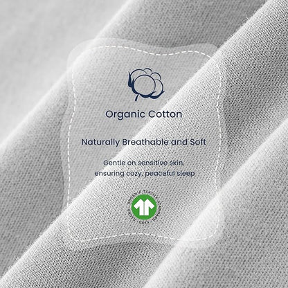 Unisex Sleeping Bag for Babies and Toddlers 1.0 Tog Sleep Sack 0-6 Months, Newborn Sleep Sack, Wearable Blanket Baby, One Piece Long Sleeves, Gifts for Baby