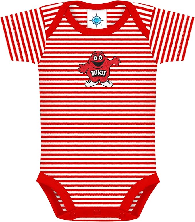 Creative Knitwear College Baby NCAA Infant Striped Bodysuit