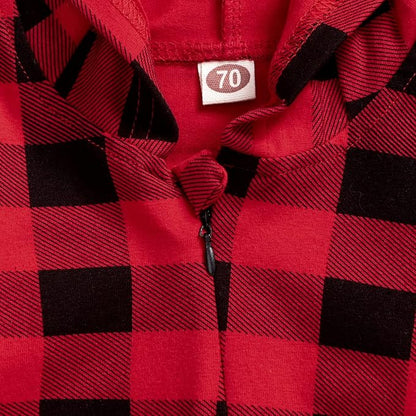 Infant Baby Boys Christmas Hooded Romper Jumpsuit Long Sleeve Elf Reindeer One-Piece Santa Xmas Clothes