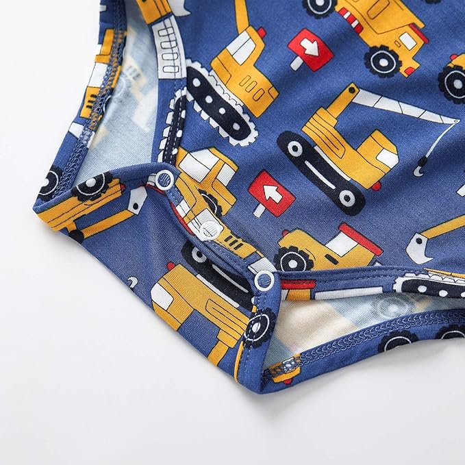 pureborn Baby Boys Girls Bodysuit Super Soft Cotton Romper 0-24 Months