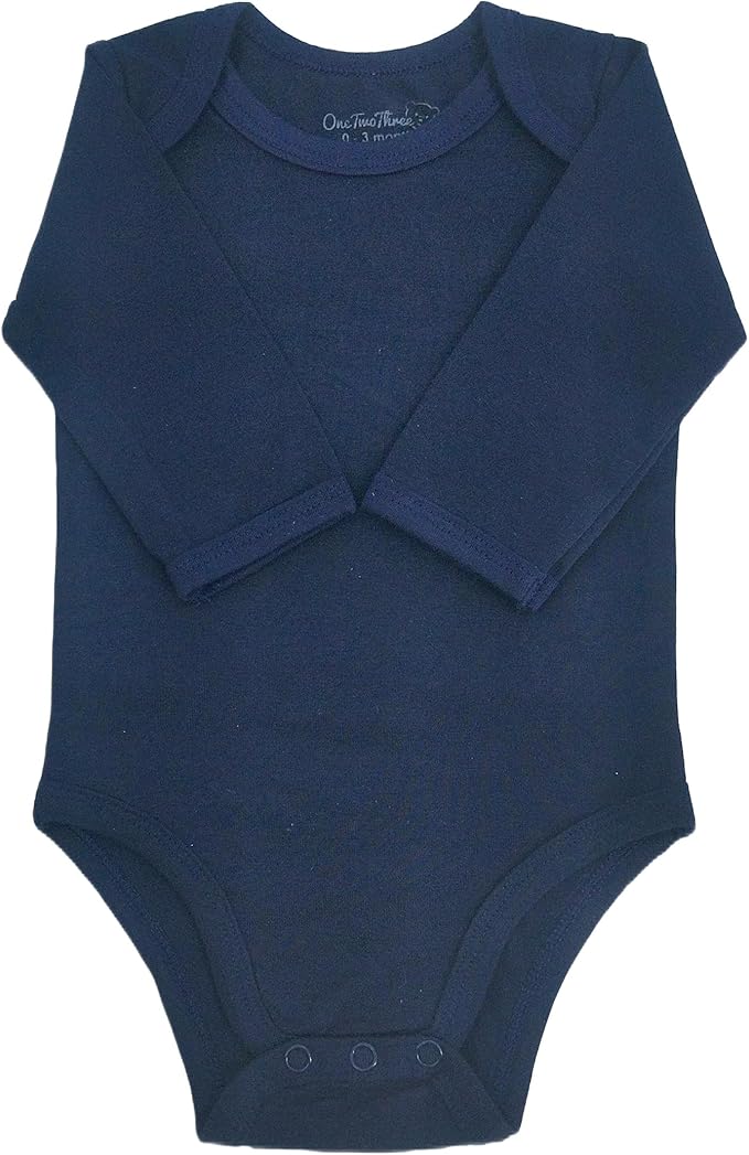 123 Bear Baby Cotton Spandex Long-Sleeve bodysuits unisex boy girl