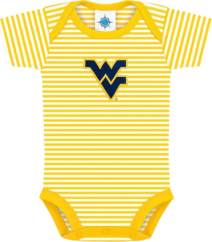 Creative Knitwear College Baby NCAA Infant Striped Bodysuit
