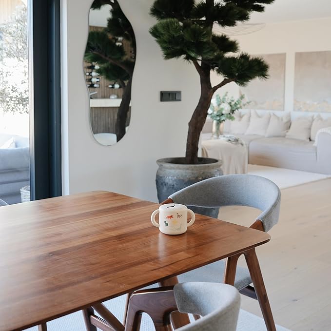 mushie Silicone Snack Cup | Spill Proof Food Container for Toddler and Baby (Dinosaurs)