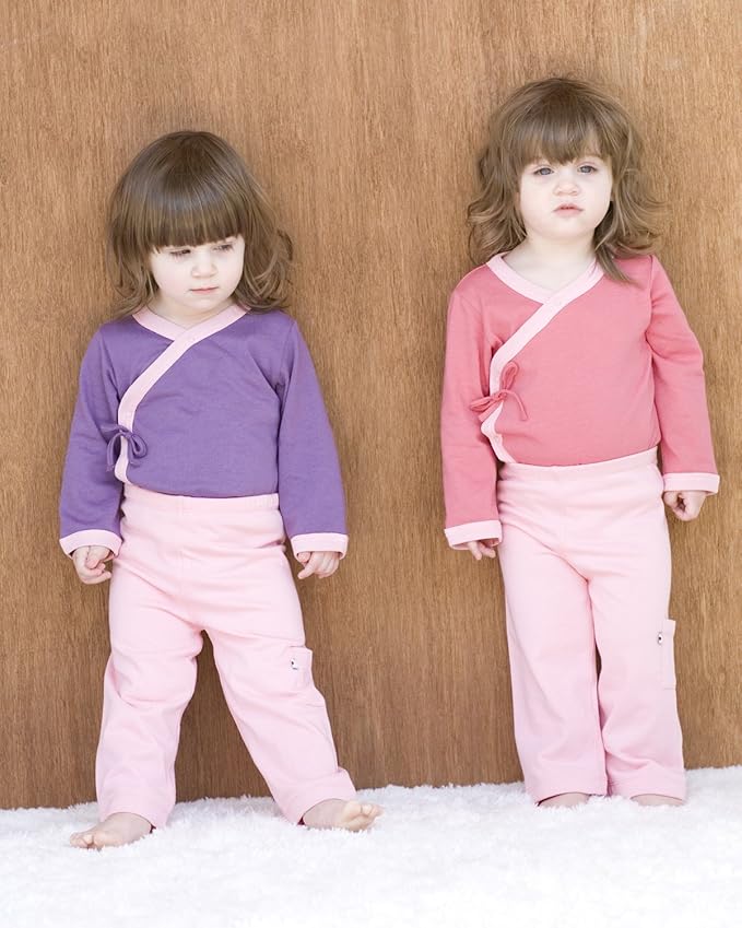 Babysoy Baby Kimono Wrap Around Onesie Bodysuit