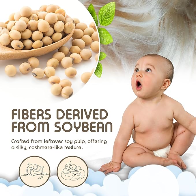 Babysoy Unisex Newborn, Infant, & Baby Long Sleeve Kimono Wrap Around Side-Snap Organic Bodysuit Onesies Onepiece