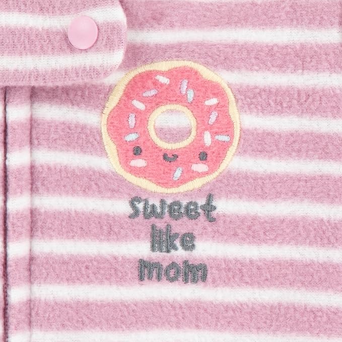 HUGGIES unisex-baby 3-pack Footed Fleece Coverall Pajamas