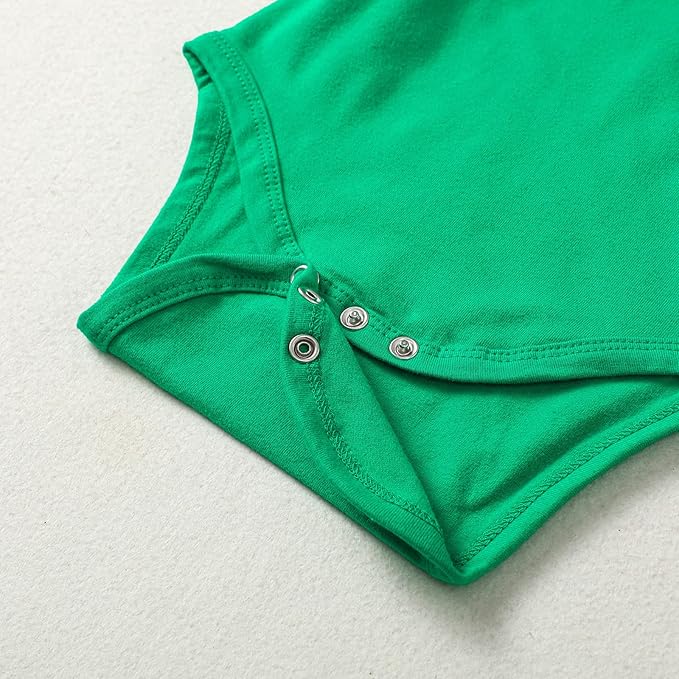 Baby Girl Solid Color Romper Infant Ruffle Sleeve Bodysuit One Piece Outfit Toddler Jumpsuit clothes