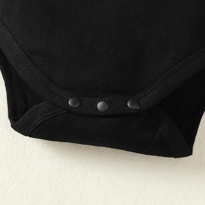 LYSMuch Baby Girls Ruffle Sleeves Bodysuit Infant Solid Color Top Jumpsuit