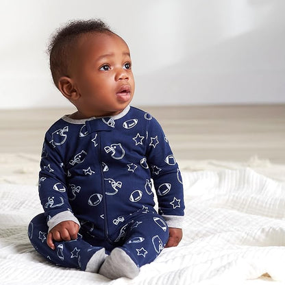 Gerber Baby Girls 4 Pack Sleep 'N Play Footie