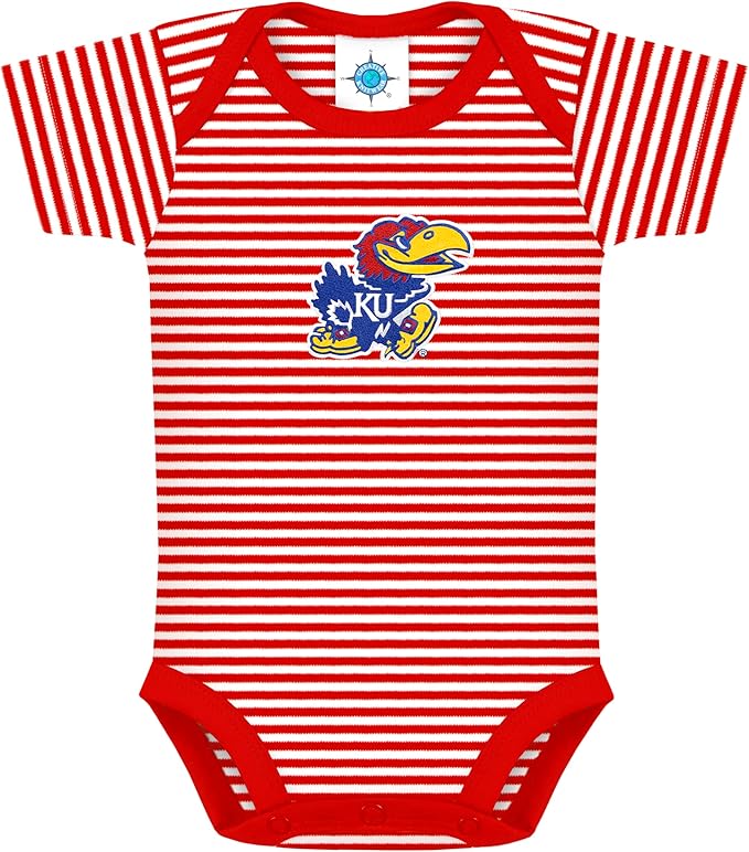 Creative Knitwear College Baby NCAA Infant Striped Bodysuit
