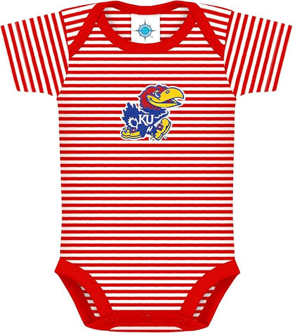 Creative Knitwear College Baby NCAA Infant Striped Bodysuit