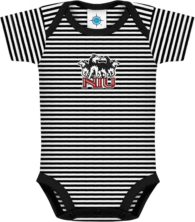Creative Knitwear College Baby NCAA Infant Striped Bodysuit
