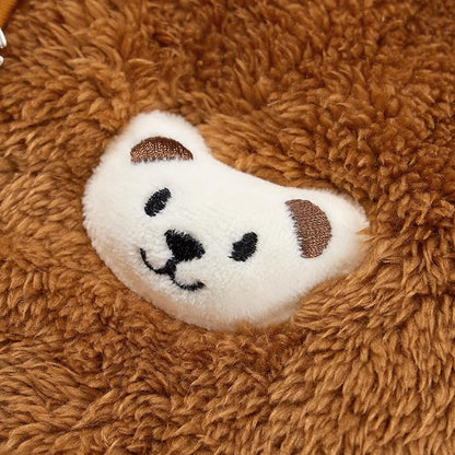 Baby Boys Girls Fleece Jackets Zip Up Hoodies Cute Bear Coats Fall Winter Fuzzy Jacket Newborn Boys Girls Outwear