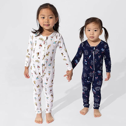 Bellabu Bear Convertible Footies for Baby Boys & Baby Girls, Family Matching Pajamas, Rayon from Bamboo