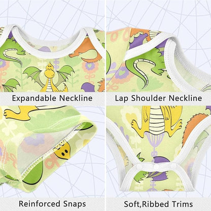 vvfelixl Dachshund Dog Baby Clothes for Boy Girl,Baby One-Piece Bodysuit for 0-24 Months,Short Sleeve