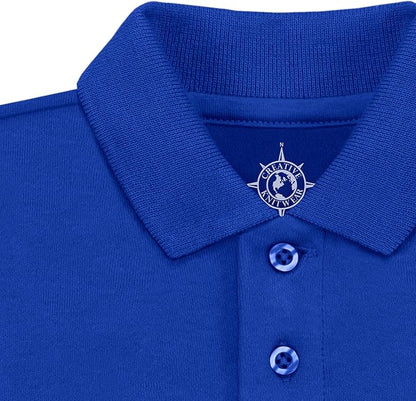 Creative Knitwear College Baby Polo Bodysuit Solid - Team Logo, Multiple Colors, for Boys & Girls (0-12 Months)