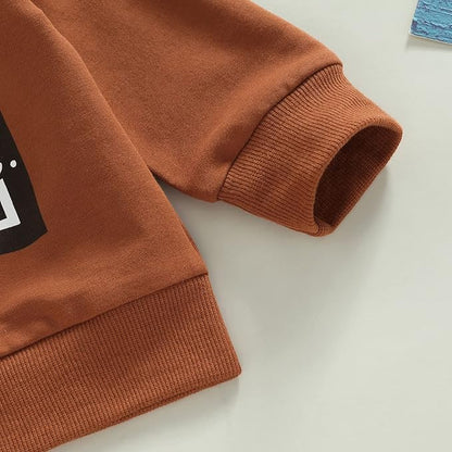 CIYCUIT Toddler Baby Boy Clothes Long Sleeve Sweatshirt Pants Set Fall Winter Outfits