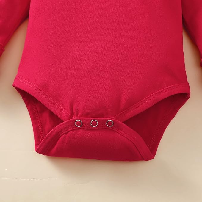 Baby Girl Solid Color Romper Infant Ruffle Sleeve Bodysuit One Piece Outfit Toddler Jumpsuit clothes