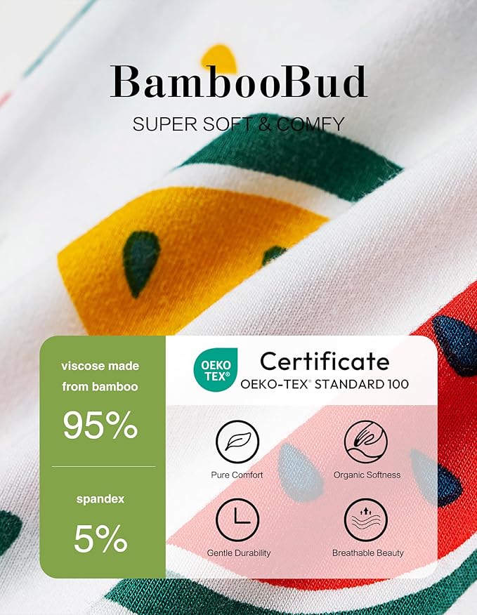 Baby Footie Romper Pajamas Unisex Newborn Infant Pjs Soft Rompers Viscose from Bamboo Sleepwear